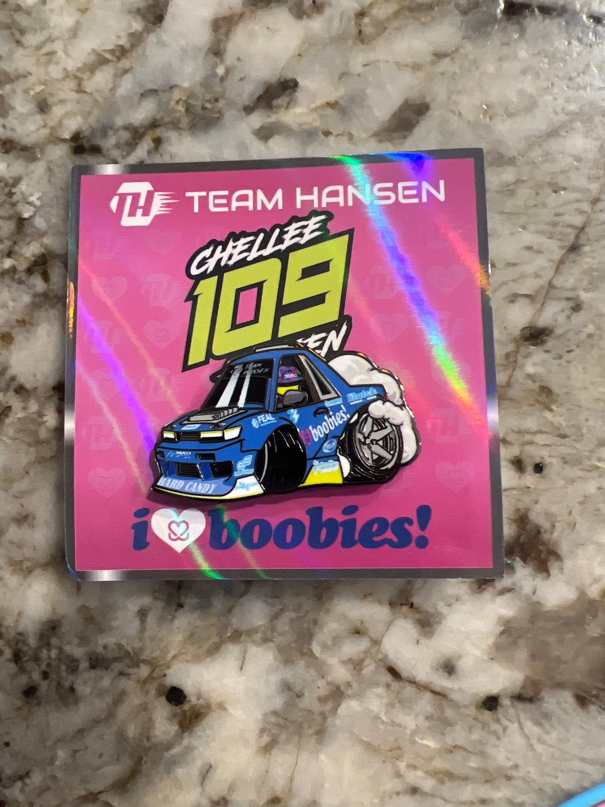 Limited edition Chellee 2026 Livery collab with Keep A Breast Foundation
