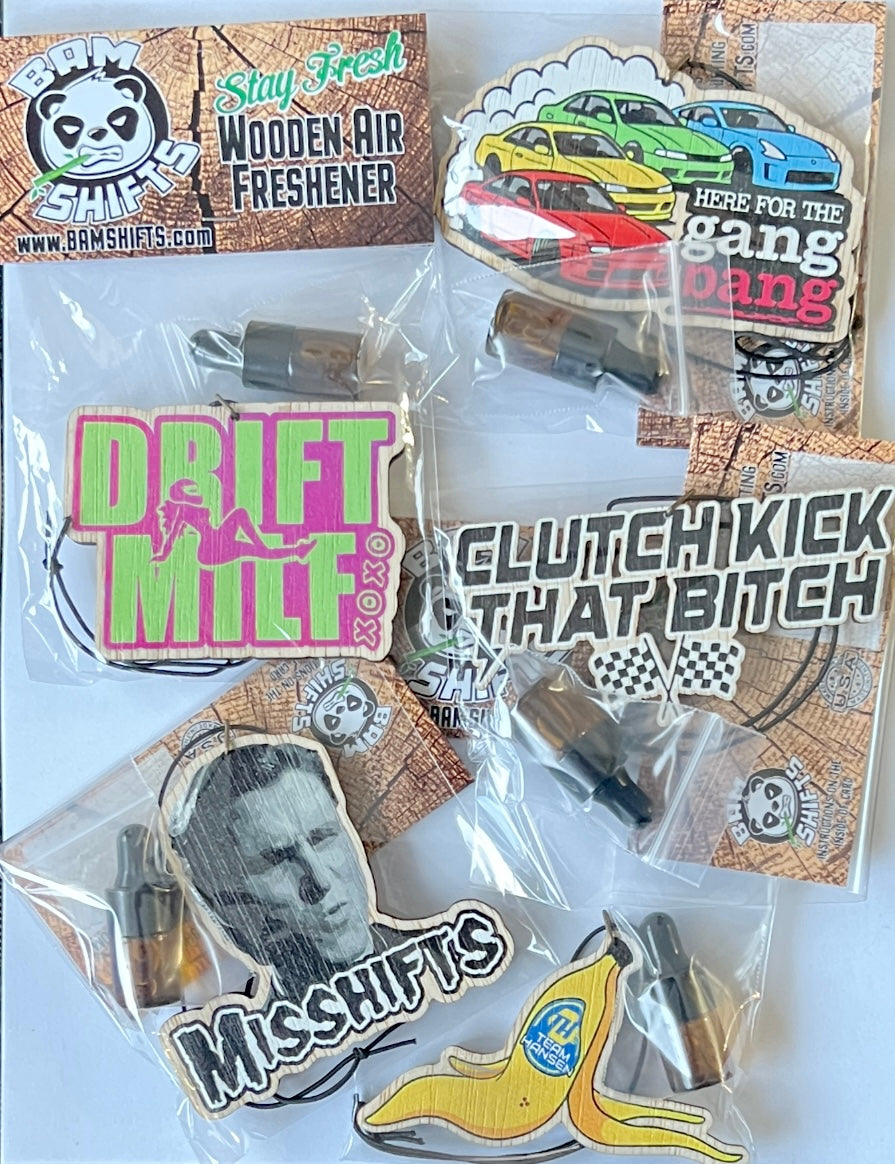 Bam Shifts Wood Air Freshener