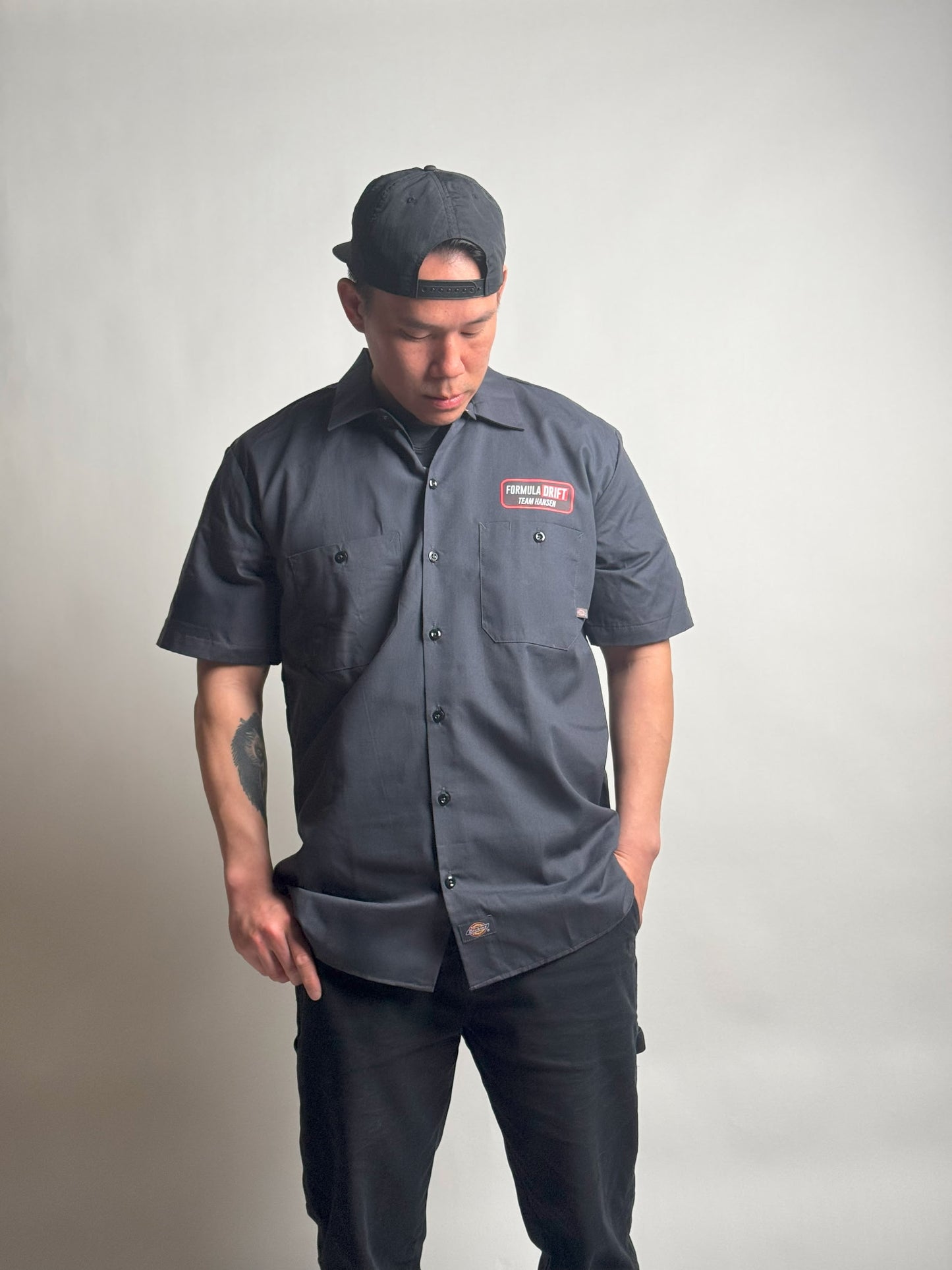 Shred Til Death - Team Hansen 2025 Dickies Mechanic Shirt