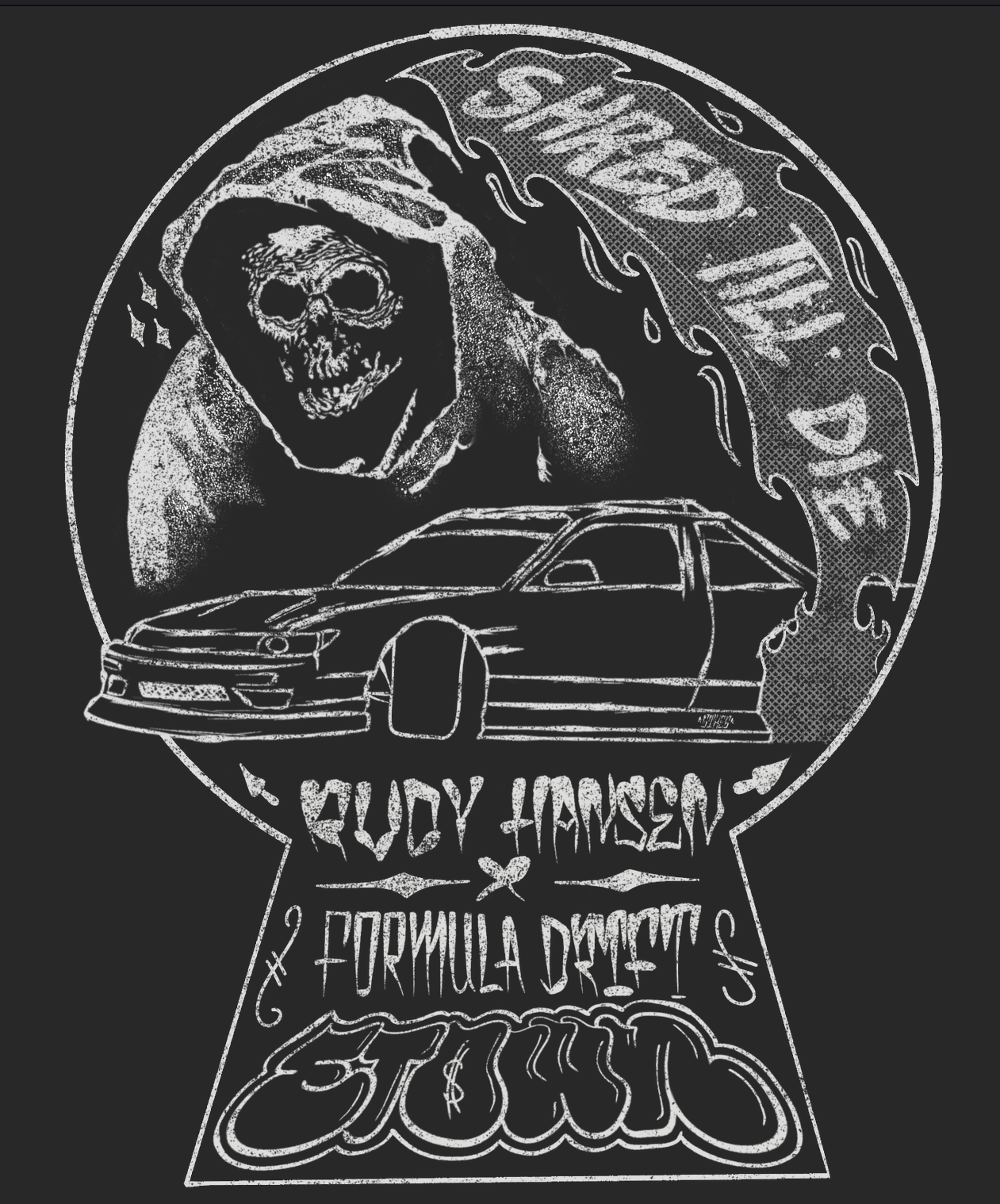 Team Hansen Formula Drift 2024 ALL 8 Rounds Sticker Collection