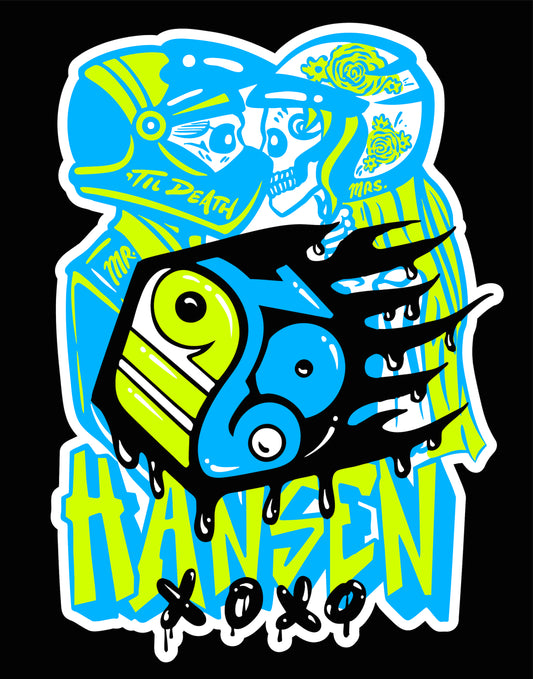 Til Death Team Hansen Sticker